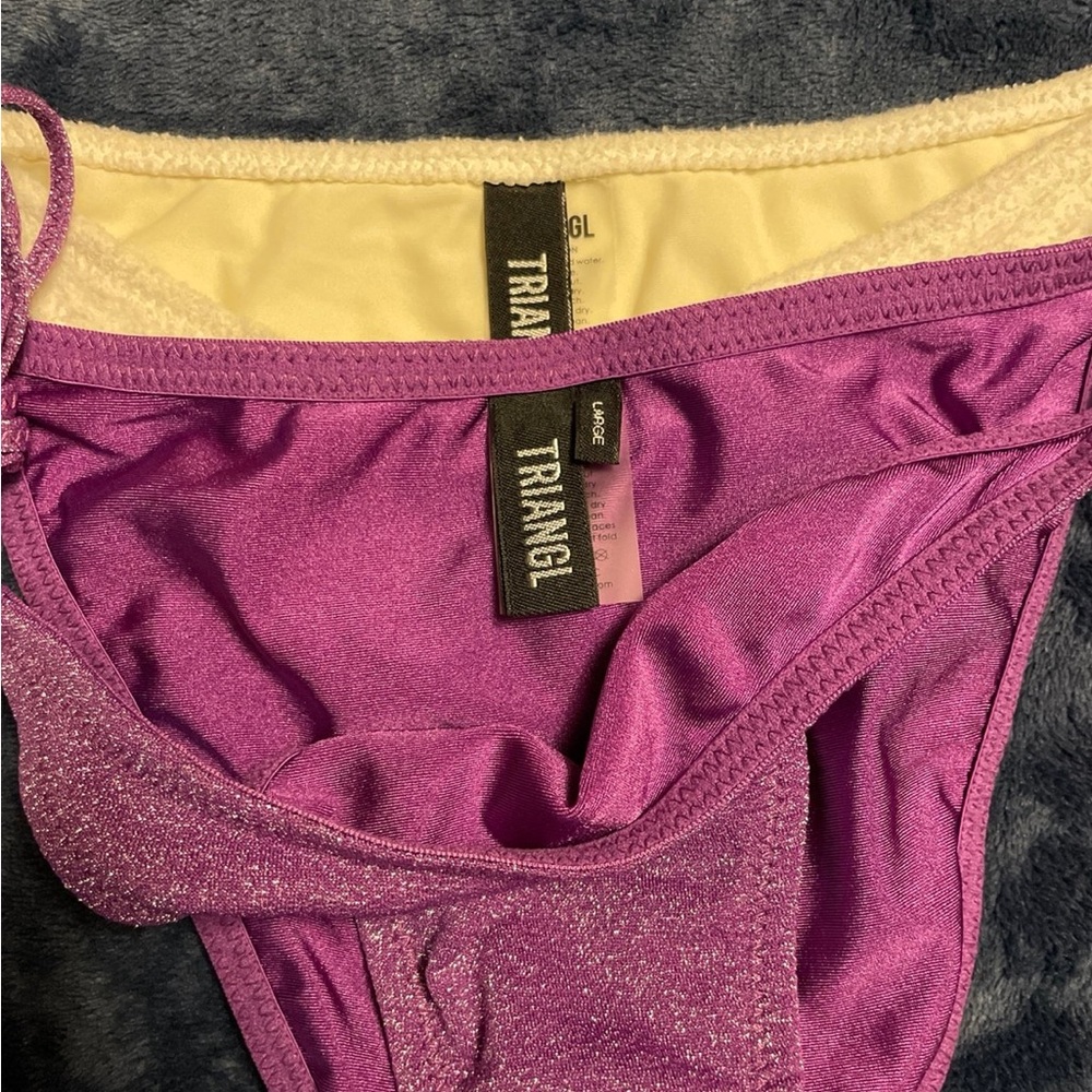 Triangl Coconut Terry Cloth Bikini Bottoms - Picture 7 of 7